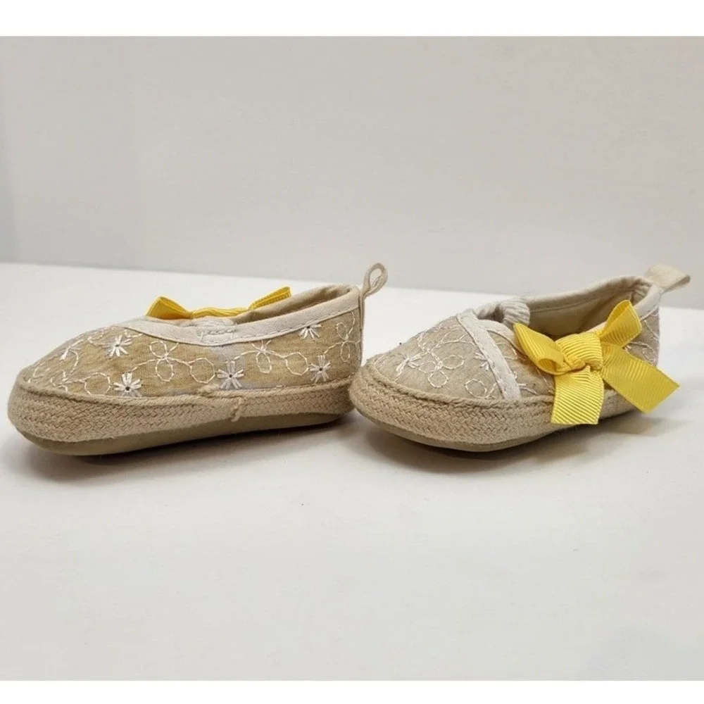 Carter's Just One You - Yellow Summer‎ Shoes, Newborn shoes